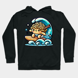 Kawaii Ramen Noodle Surfing Hoodie